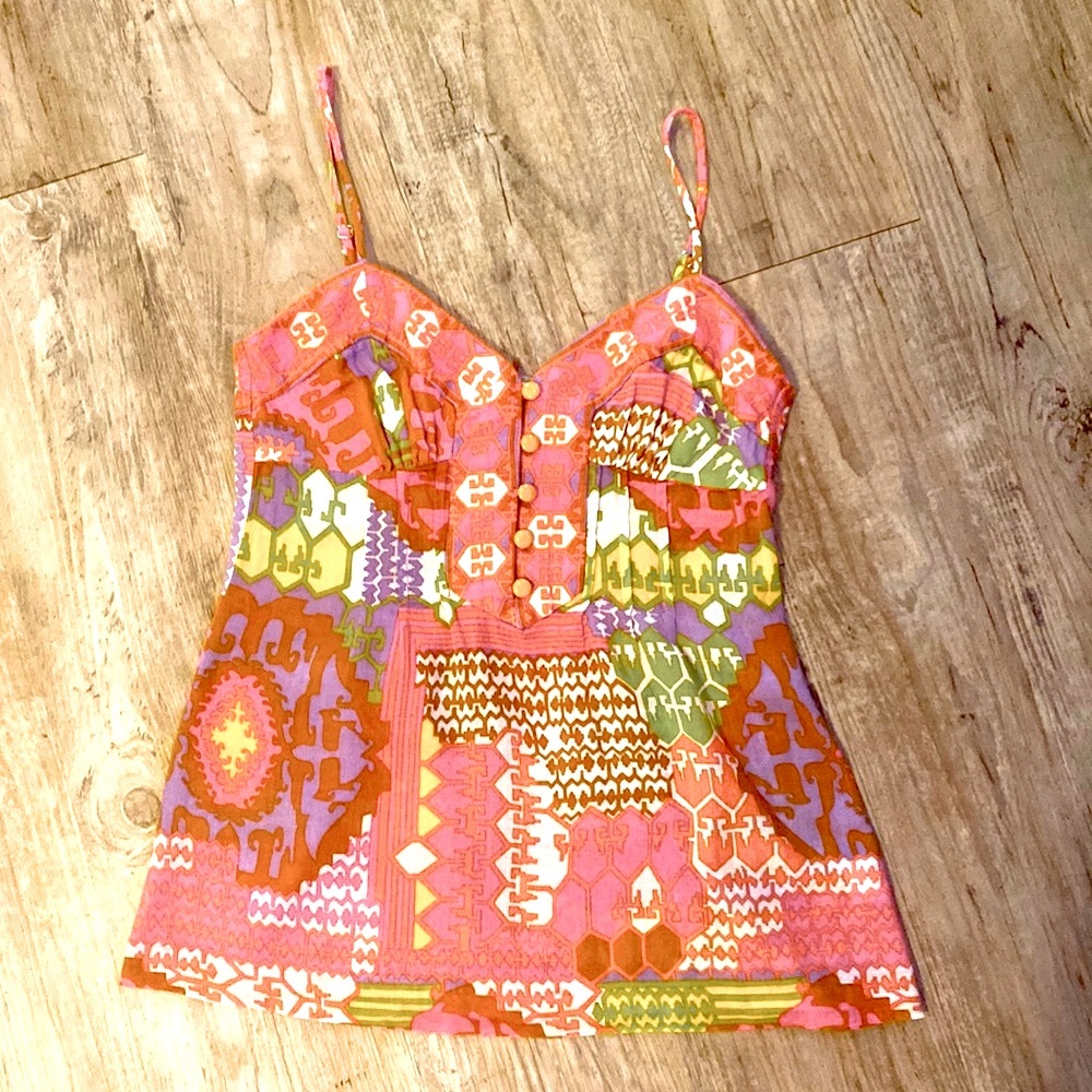 Trina Turk Los Angeles summer tank top! Size 0!
